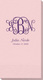 Vine Monogram with Text Guest Towels Image 2 of 3